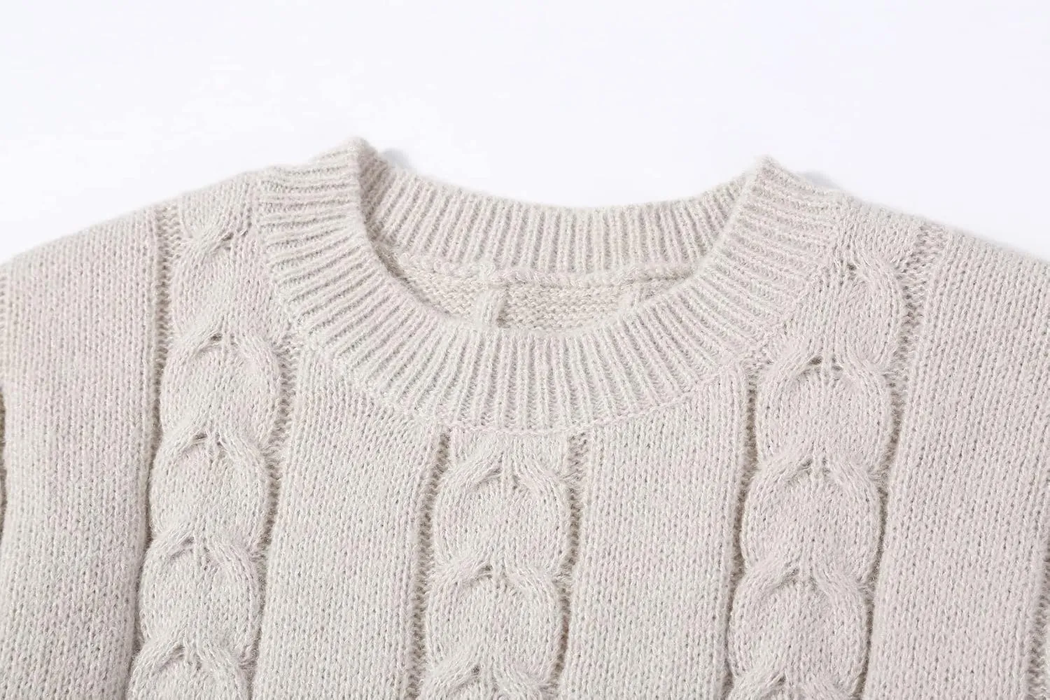 CHARTOU Women's Winter Chunky Cable Knit Long Skirt 2 Piece Outfit Sweater Sets