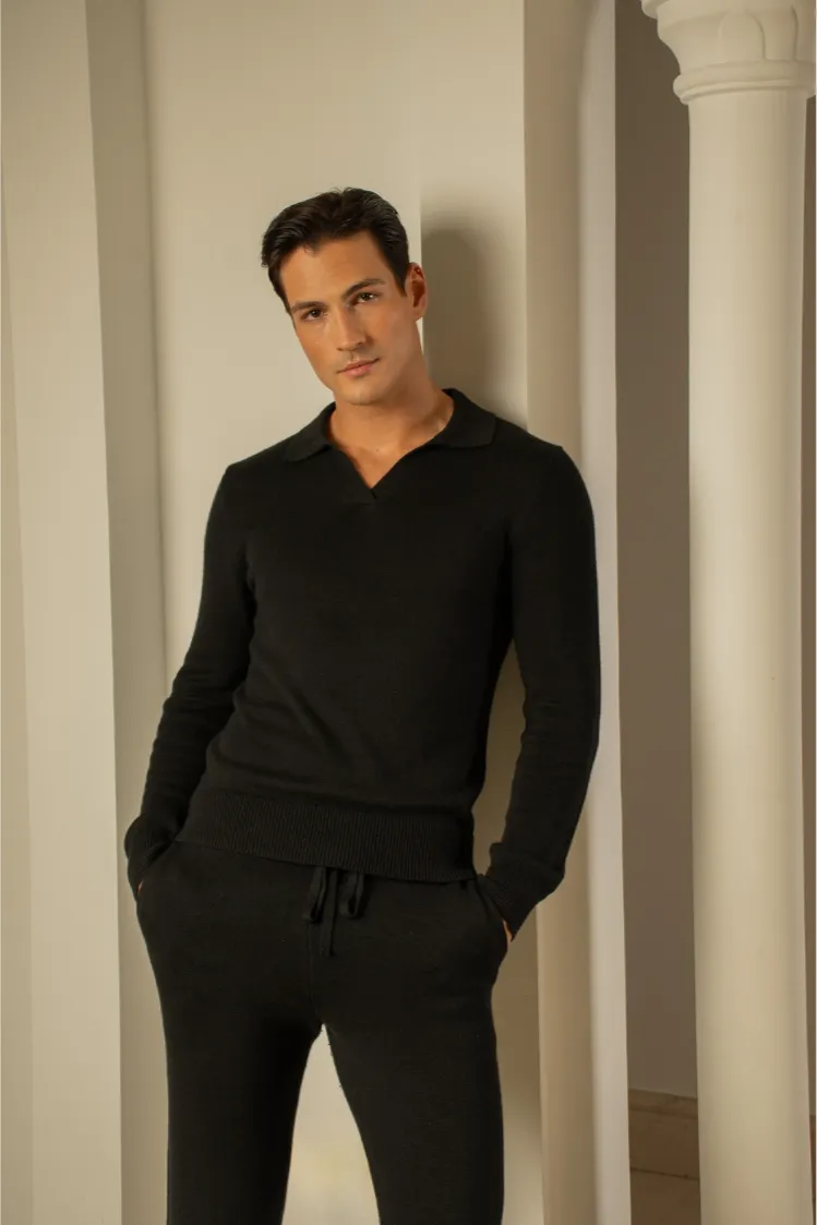 Harris Cashmere Polo