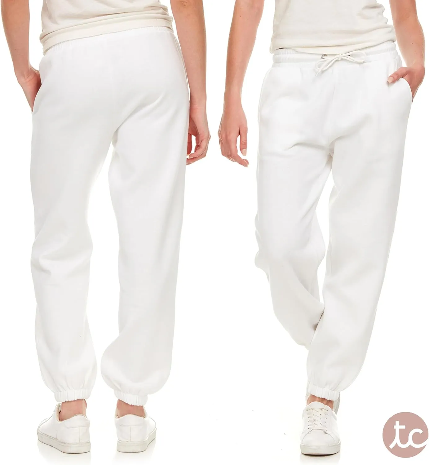 Sweatpants for Women, Closed Cinch Bottom Fleece Lounge Womens Oversized Joggers