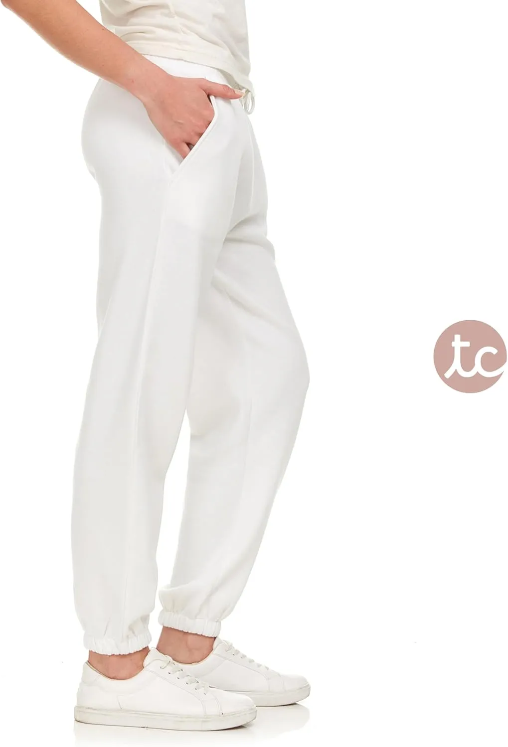 Sweatpants for Women, Closed Cinch Bottom Fleece Lounge Womens Oversized Joggers