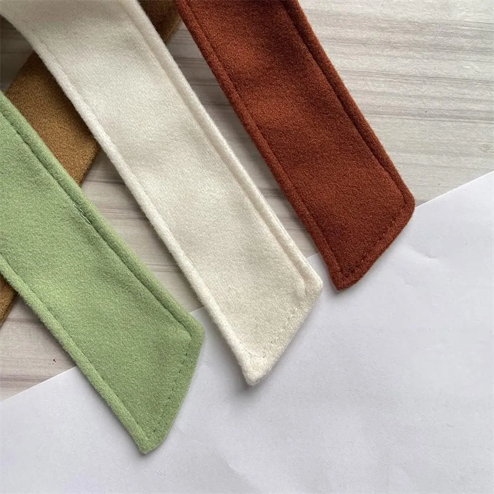 Women's Woolen Velvet Waist Belt Bow Tie-Closure Corset Wrap Around Corset Boho for Waistband