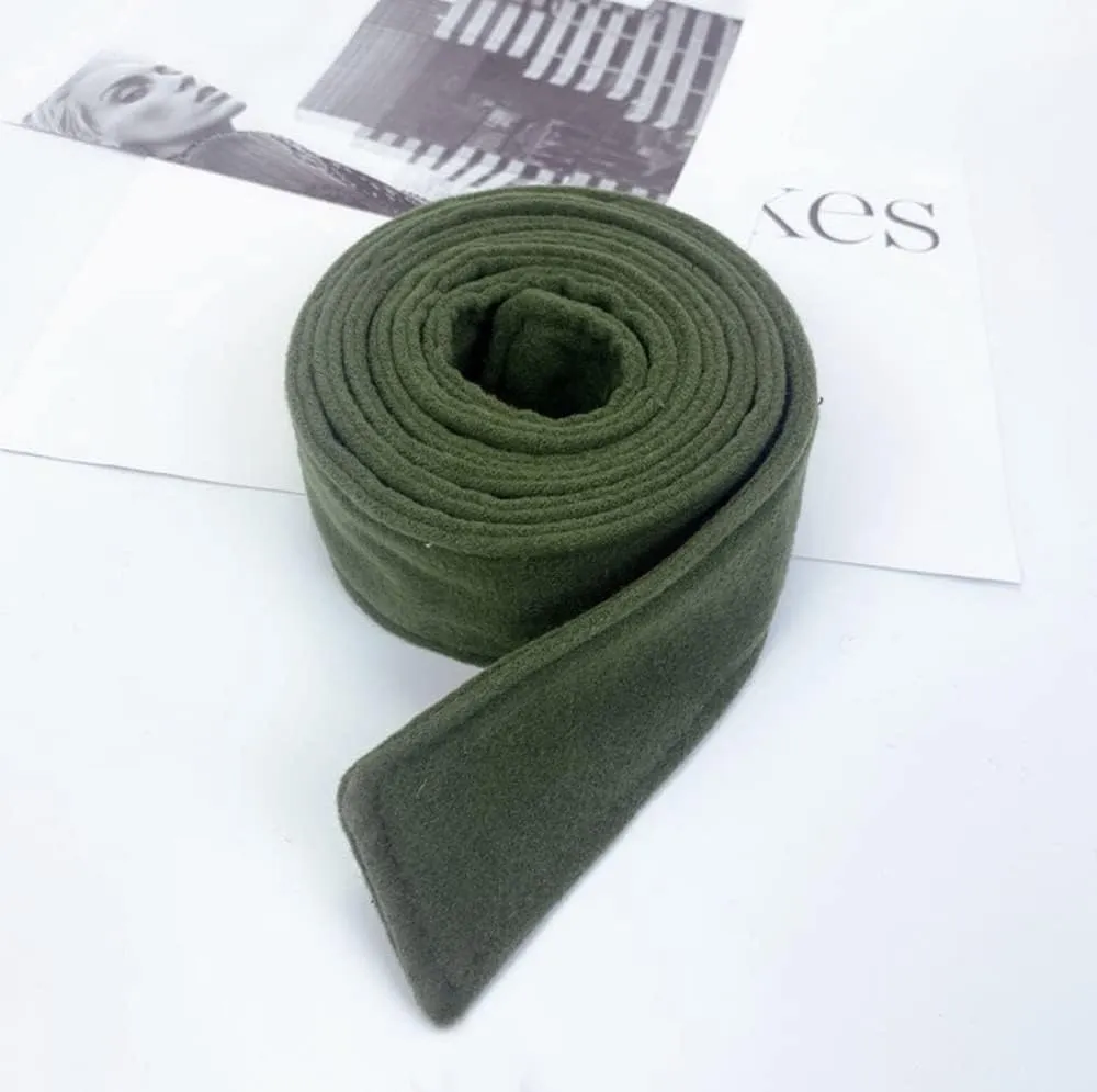 Women's Woolen Velvet Waist Belt Bow Tie-Closure Corset Wrap Around Corset Boho for Waistband